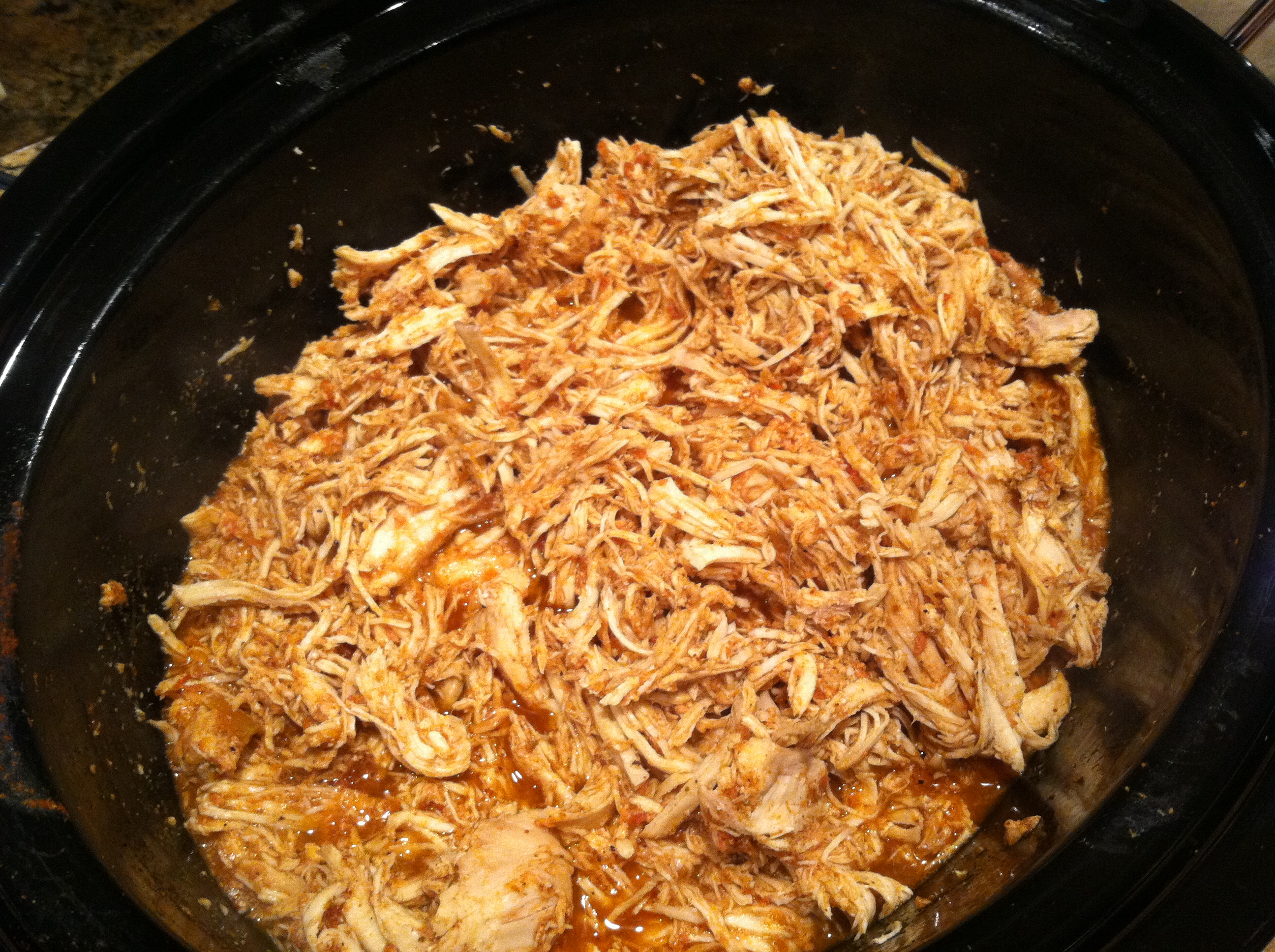 Crockpot Shredded Mexican Chicken – The Weight of My Weight